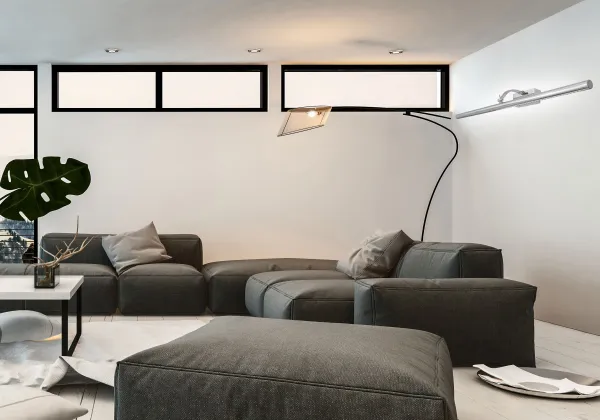 TooLight Kúpeľňové svietidlo 7W 55CM APP365-1W chrómové