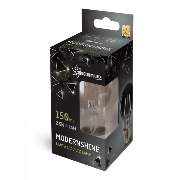 Spectrum LED LED žárovka GLS 2,5W E27 COG MODERNSHINE neutrální bílá