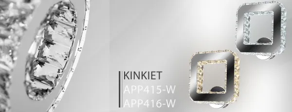 TooLight Nástenná hranatá lampa APP415-W APP416-W