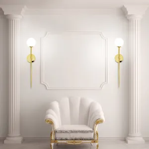 TooLight Nástenná lampa 90CM APP582-1W zlatá