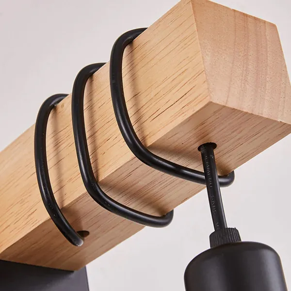 TooLight Nástenná lampa Alo čierna/prírodná