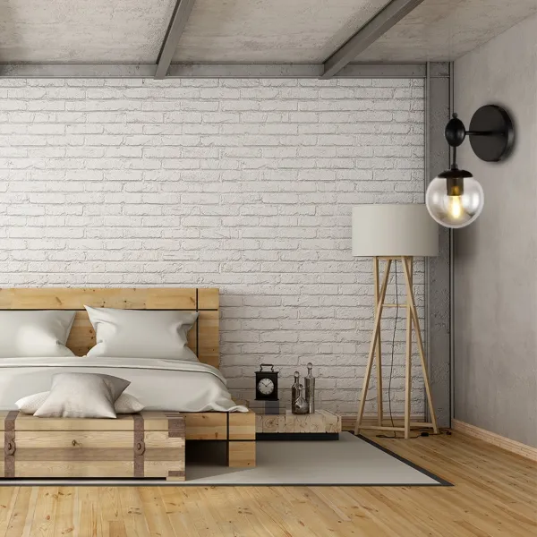 TooLight Nástenná lampa APP750-1W čierna