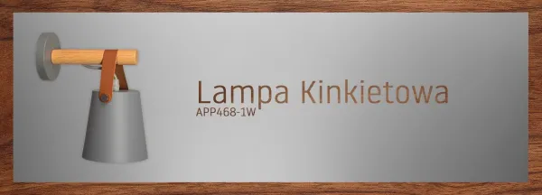 TooLight Nástenná lampa AMELIA šedá