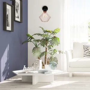 TooLight Nástenná lampa Eira ružovo zlatá/čierna