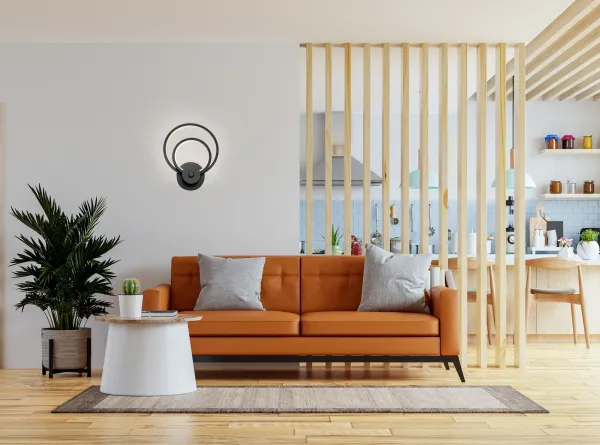 TooLight Nástenná lampa APP1042-W matná čierna