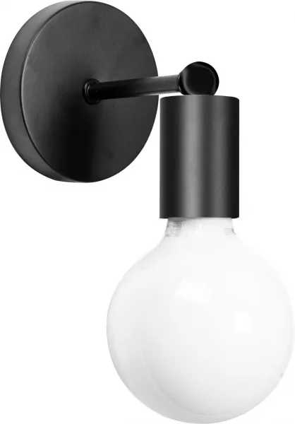 TooLight Nástenná lampa Bulb čierna 392205