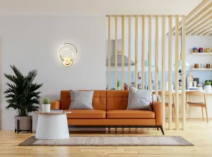 TooLight Nástenná lampa APP1043-W zlatá