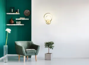 TooLight Nástenná lampa APP1043-W zlatá