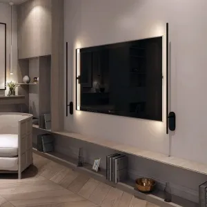 TooLight Nástenná lampa Kinkiet II čierna