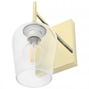 TooLight Nástenná lampa Kinkiet V zlatá