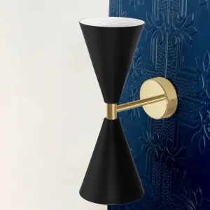 TooLight Nástenná lampa KINKIET STYLE II čierna/zlatá