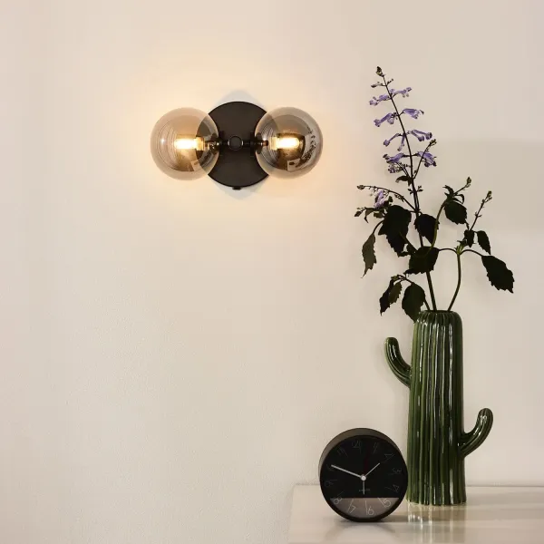 TooLight Nástenná lampa KINKIET STYLE V čierna