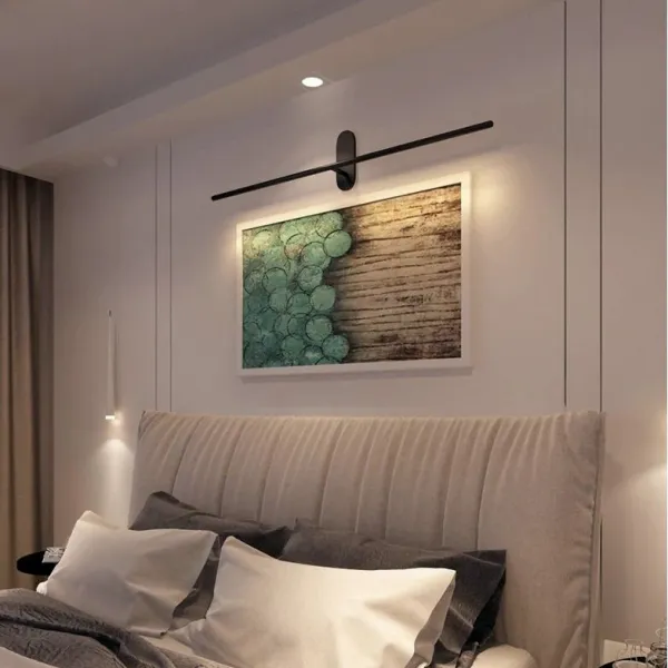 TooLight Nástenná LED lampa Kinkiet I čierna
