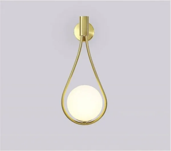 TooLight Nástenné svietidlo Ball 40 cm zlaté
