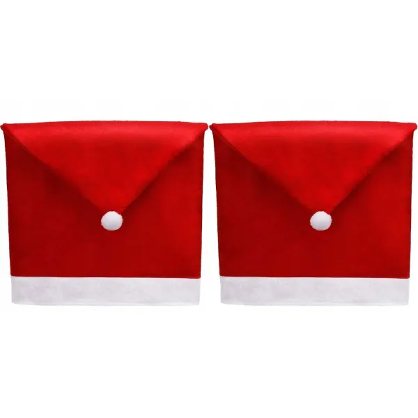 Tutumi Sada 2 ks potahů na židle SANTA červená