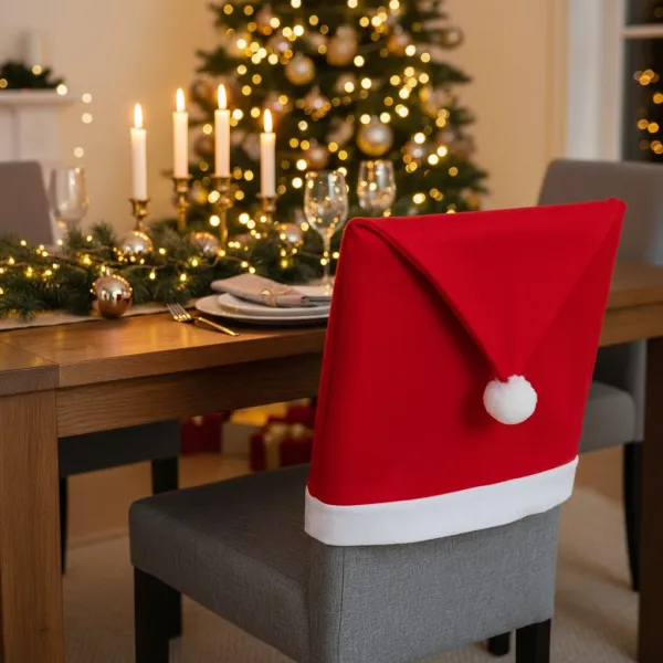 Tutumi Sada 6 ks potahů na židle SANTA červená