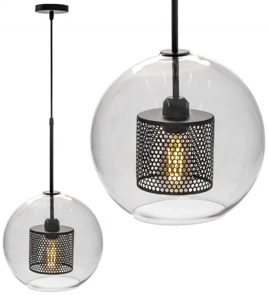 TooLight Stropné svietidlo Regi 25 cm čierne