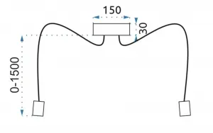 TooLight Stropné svietidlo Spider 10