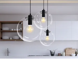 Stropné svietidlo TooLight Lassi 25 cm čierne