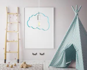 Stropné svietidlo TooLight Cloudie modré
