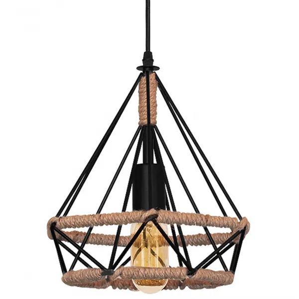 TooLight Stropné svietidlo Triangle Loft čierne
