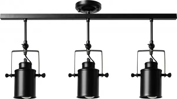 TooLight Trojité stropné svietidlo E27 APP487-3C čierne