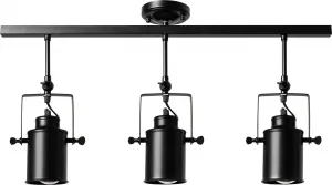 TooLight Trojité stropné svietidlo E27 APP487-3C čierne