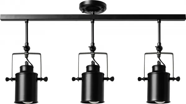 TooLight Trojité stropné svietidlo E27 APP487-3C čierne