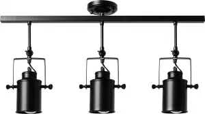 TooLight Trojité stropné svietidlo E27 APP487-3C čierne