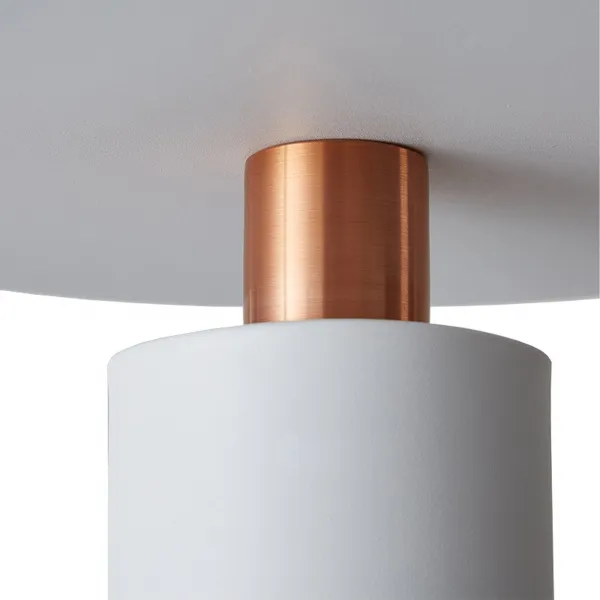 TooLight Závesná lampa Hilena biela/ružové zlato