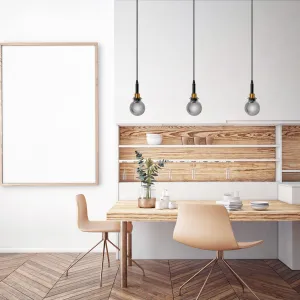 TooLight Závesná lampa La Belle IX čierna/zlatá