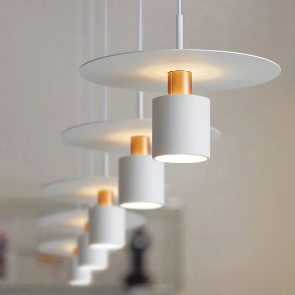 TooLight Závesná lampa Hilena biela/ružové zlato