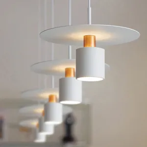 TooLight Závesná lampa Hilena biela/ružové zlato