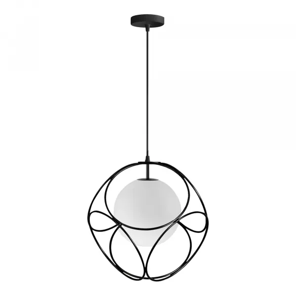 TooLight Závesná lampa LA BELLE V čierna/biela