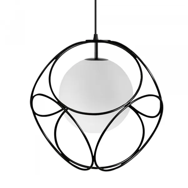 TooLight Závesná lampa LA BELLE V čierna/biela