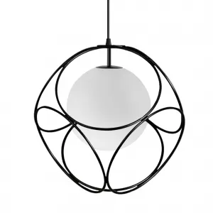TooLight Závesná lampa LA BELLE V čierna/biela