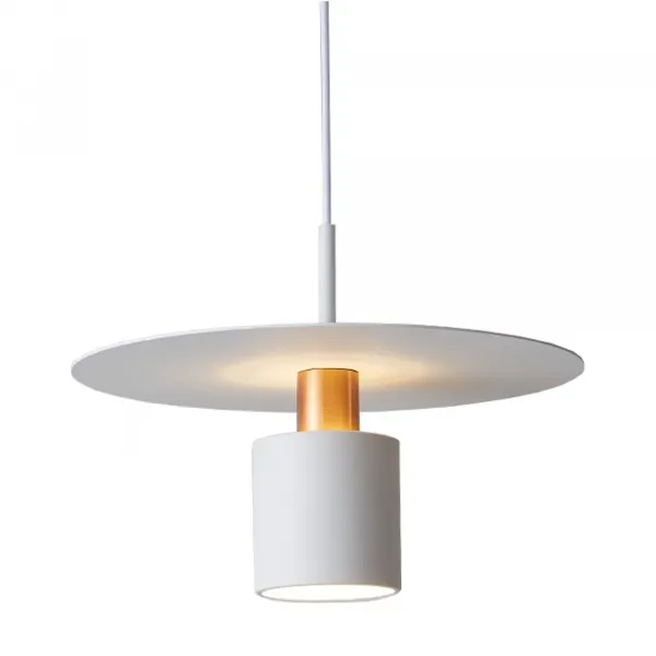 TooLight Závesná lampa Hilena biela/ružové zlato