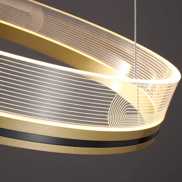 TooLight Závesná lampa La Belle XXVII zlatá