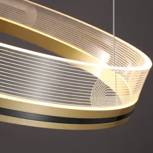TooLight Závesná lampa La Belle XXVII zlatá