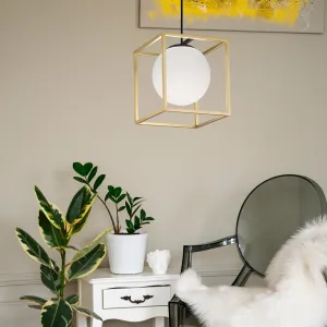 TooLight Závesná lampa La Belle XVII zlatá/biela