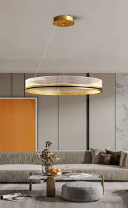 TooLight Závesná lampa La Belle XXVII zlatá