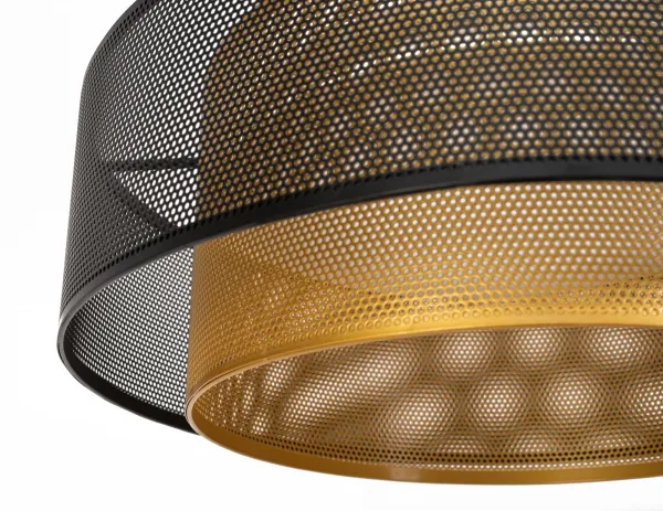 TooLight Závesná lampa LA BELLE I čierna/zlatá
