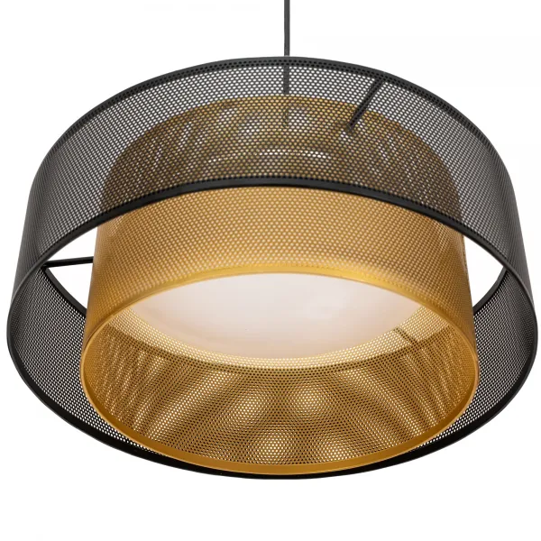 TooLight Závesná lampa LA BELLE I čierna/zlatá