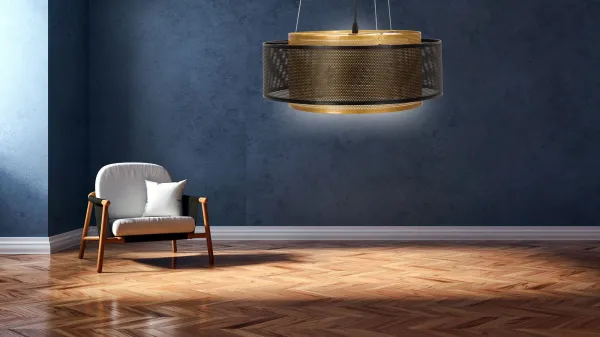 TooLight Závesná lampa LA BELLE I čierna/zlatá