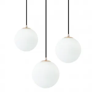 TooLight Závesná lampa La Belle XXXVI zlatá/biela
