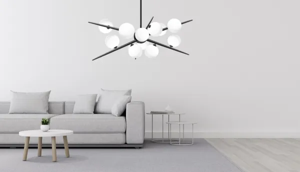 TooLight Závesná lampa La Belle XXXVIII biela/čierna