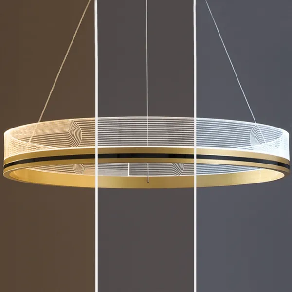 TooLight Závesná lampa La Belle XXVI zlatá