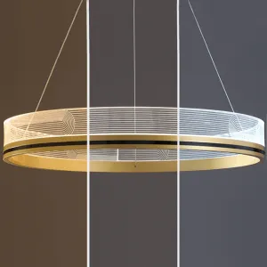 TooLight Závesná lampa La Belle XXVI zlatá