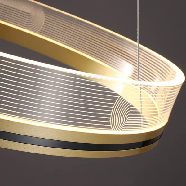 TooLight Závesná lampa La Belle XXVI zlatá