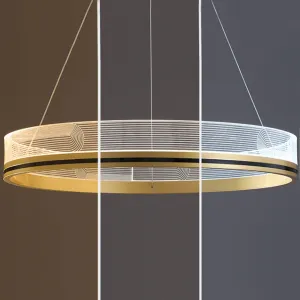 TooLight Závesná lampa La Belle XXVI zlatá